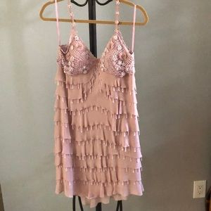 Mauve cocktail dress